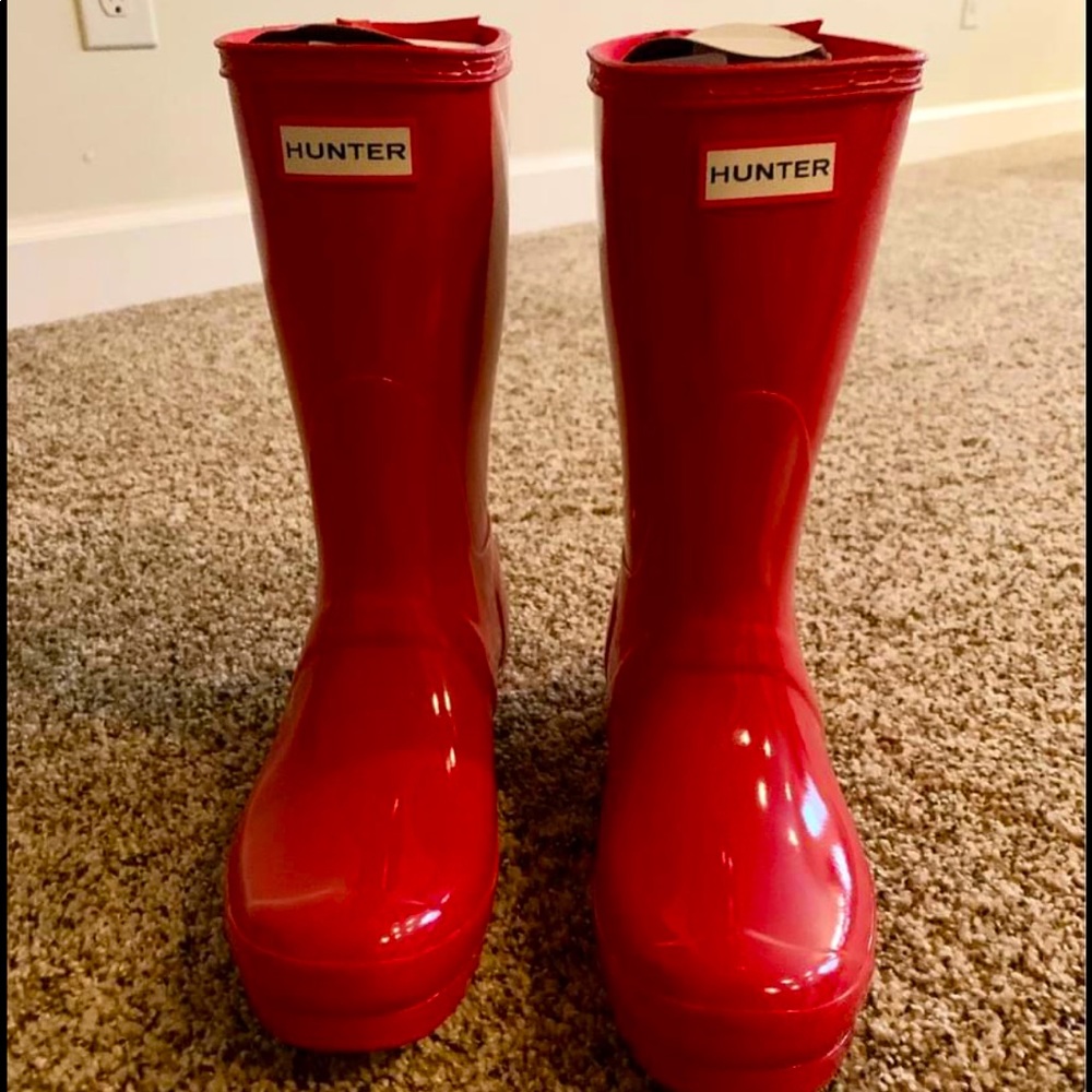 Hunter short rain boots new in box